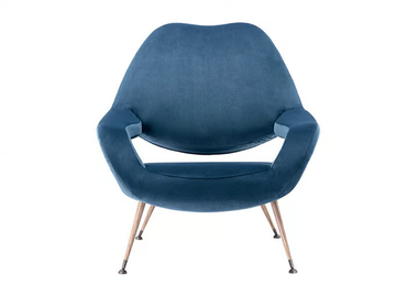 DU 55 - Fabric armchair with armrests by Poltrona Frau - view 2